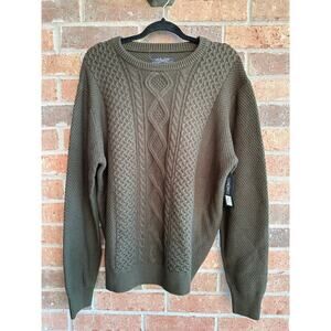 Liverpool Mens Green Pullover Sweater XL